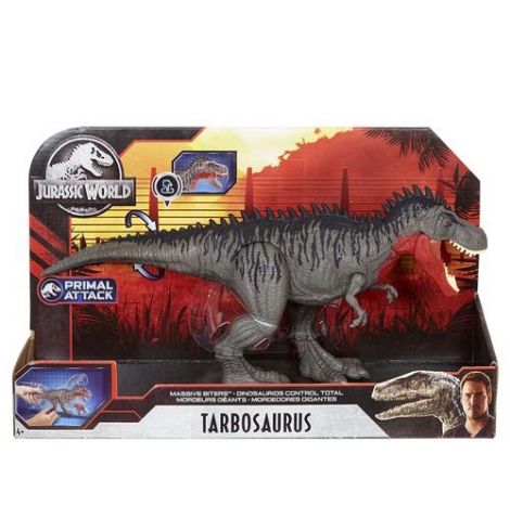 Jurassic World Primal Attack Toy for Kids - Tarbosaurus